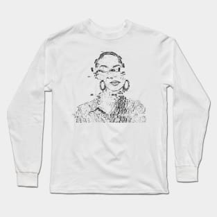 SADE ABSTRACT Long Sleeve T-Shirt